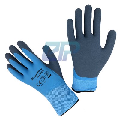 Winter Used Warm Keeping Waterproof Fleece Lined Cold Latex Palm ICE Gloves