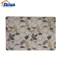 Factory price HELLO printed pvc coil mat spaghetti mat