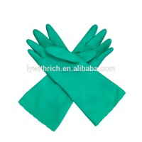 Green nitrial industrial safety work glove