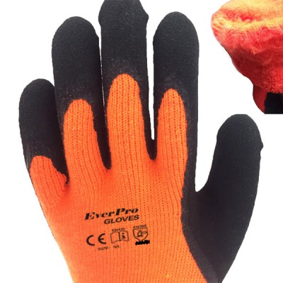 Cold Weather Freeze Latex Sandy Acrylic Napping Warm Keeping Protective Work Glove